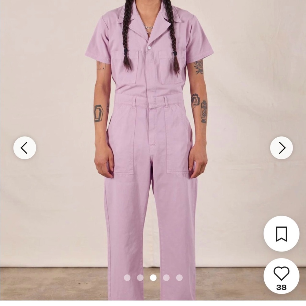 Big Bud Press Lilac Jumpsuit 2XL - Picture 2 of 10